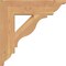 Ekena Millwork Funston Traditional Smooth Bracket, Western Red Cedar, 3 1/2"W x 16"D x 16"H BKT04X16X16FST01SWR - alternate 2